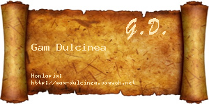 Gam Dulcinea névjegykártya